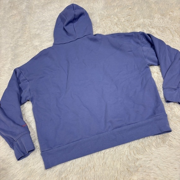 Fabletics Eco Go-To Pocket Hoodie in Bellflower Purple Woman’s Size Small - Picture 9 of 15